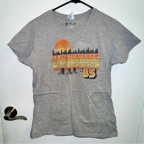 Netflix Tops - Netflix Stranger Things Hawkins Graphic T-Shirt